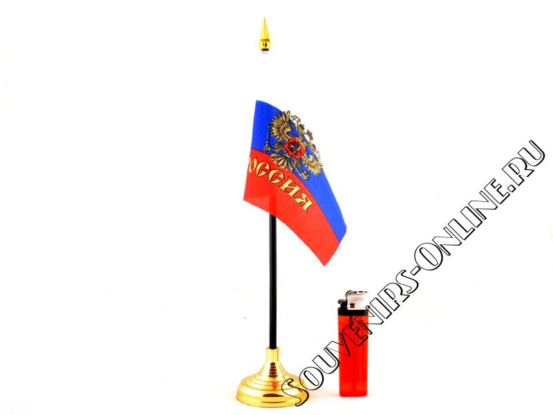 Изображение №2 продукта Флаг России маленький с подставкой