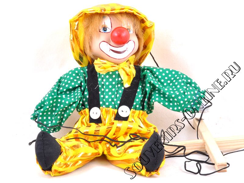 Изображение №1 продукта Кукла Клоун малый с крестовиной