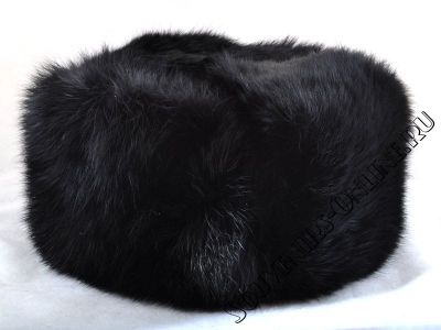 Ушанка черная кролик